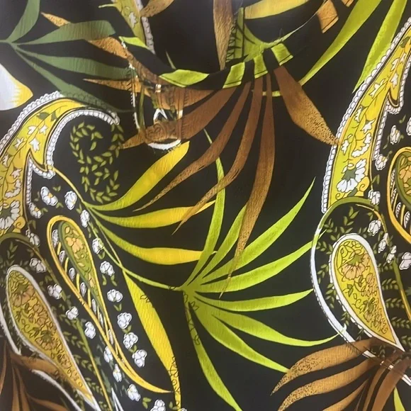 Plus Size Maxi Dress Tropical Print Size 18 - Picture 7 of 11